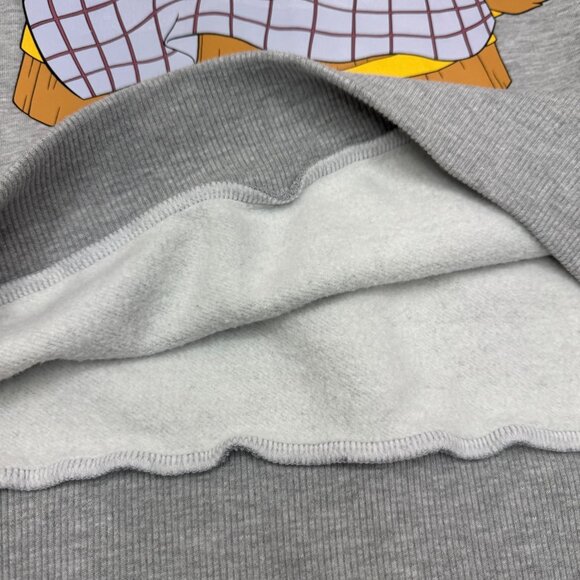 Disney Lady and the Tramp Graphic Heather Gray Crew Neck Pullover Adult size XL - Picture 6 of 9